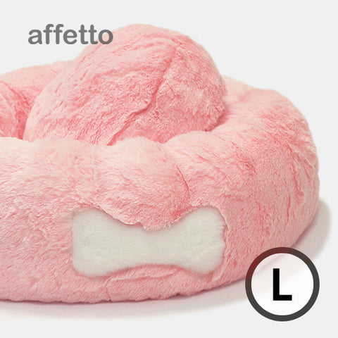 AFFETTO PREMIUM DONUT BED PINK(L)