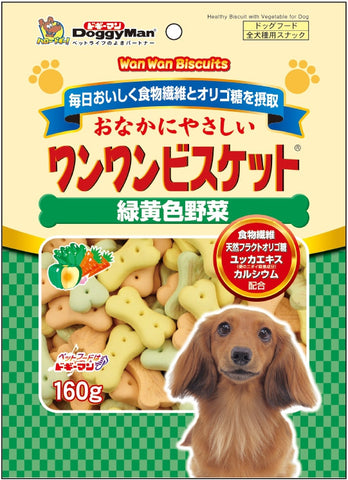 Bowwow Biscuit Green & Yellow Vegetable 160g