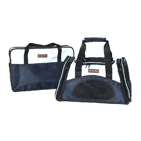 One for Pets The One Bag Expandable Carrier - Navy - Large