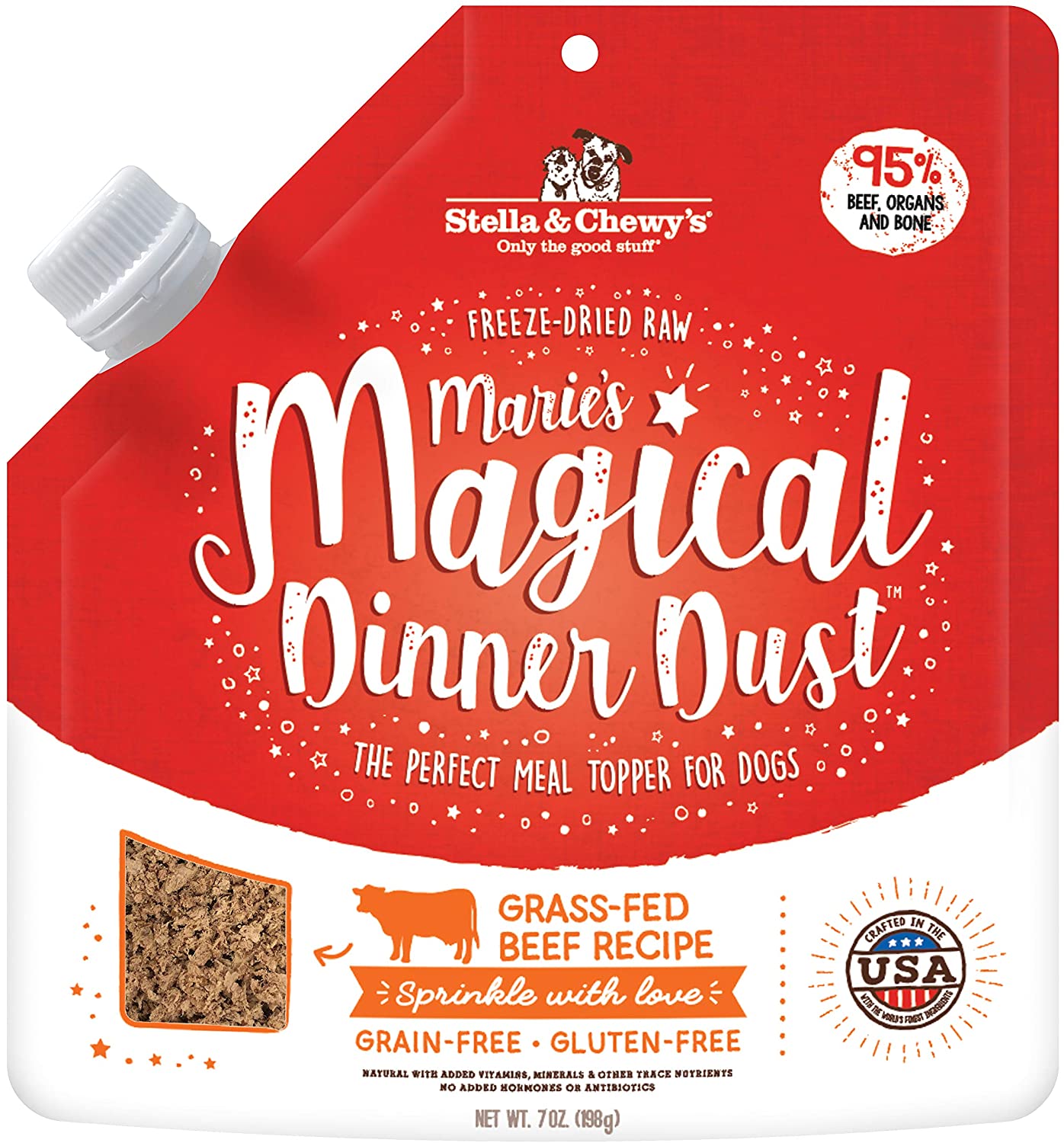 Stella & Chewy's® Marie's Magical Dinner Dust Grass-Fed Beef For Dogs 7oz