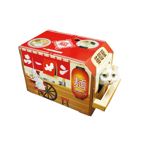 Doggyman Cat Playing Box: Noodle Shop