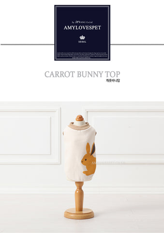 AMYLOVESPET Carrot Bunny Top, M