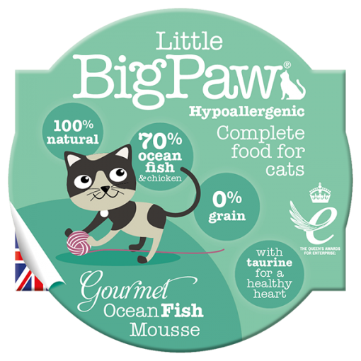Little Big Paw Gourmet Ocean Fish Mousse For Cats (85g)