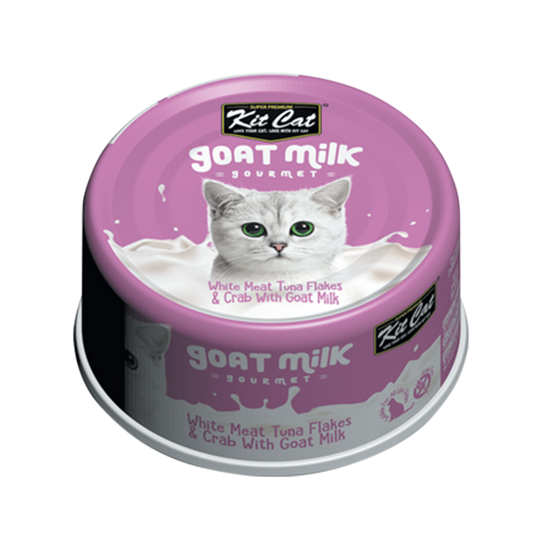 Kit Cat Goat Milk Gourmet Tuna & Crab 70g