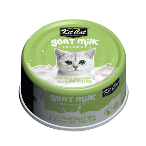 Kit Cat Goat Milk Gourmet Tuna & Shrimp 70g