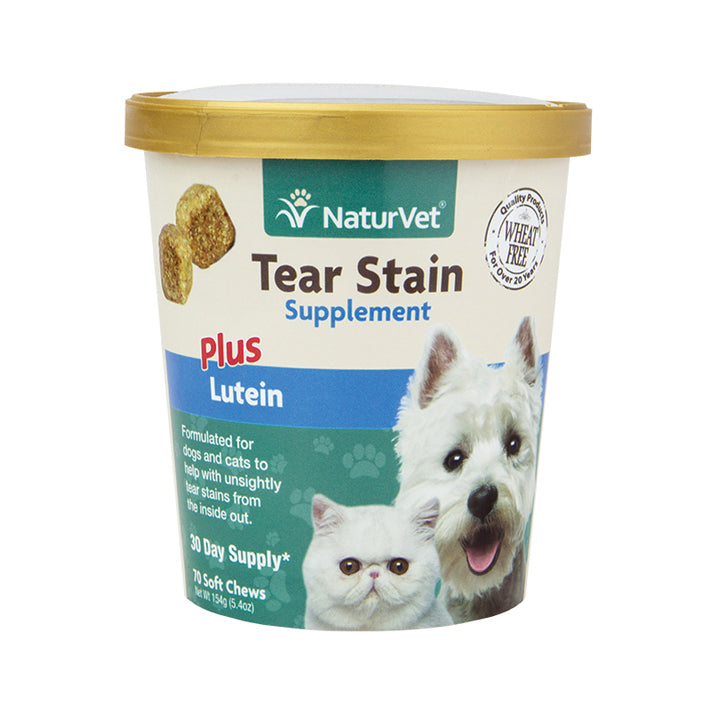Naturvet® Tear Stain Supplement Plus Lutein Soft Chew 70ct