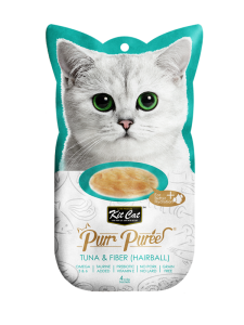 Kit Cat Purr Puree Tuna & Fiber (Hairball) 60g