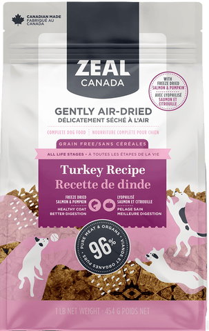 Zeal Canada Turkey with Freeze Dried Salmon and Pumpkin 2.2lb