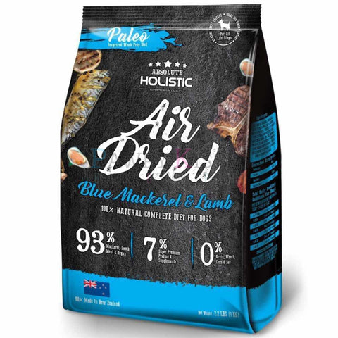 Absolute Holistic Air Dried Diet Blue Mackerel & Lamb 1 kg
