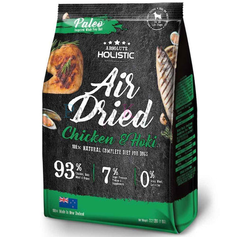 Absolute Holistic Air Dried Diet Chicken & Hoki 1 kg