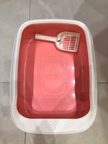 TOMCAT CAT TOILET TRAY LARGE SIZE PINK