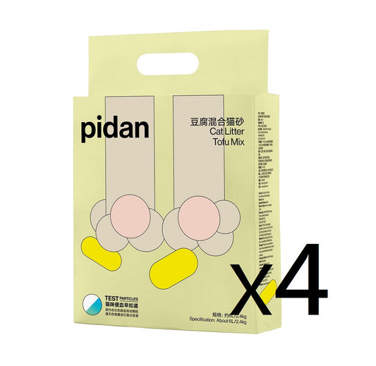 NEW! Pidan Original Tofu Cat Litter with 10g The occult blood test particles, 6L
