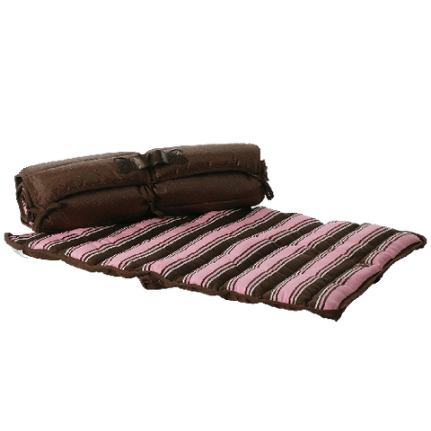 One for Pets Roll-up Travel Bed  - Pink - L